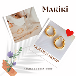 GOLDEN MAKIKI HOOP 耳環