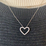 CLASSIC DIAMOND HEART NECKLACE 經典鑽石愛心項鍊