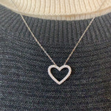 CLASSIC DIAMOND HEART NECKLACE 經典鑽石愛心項鍊